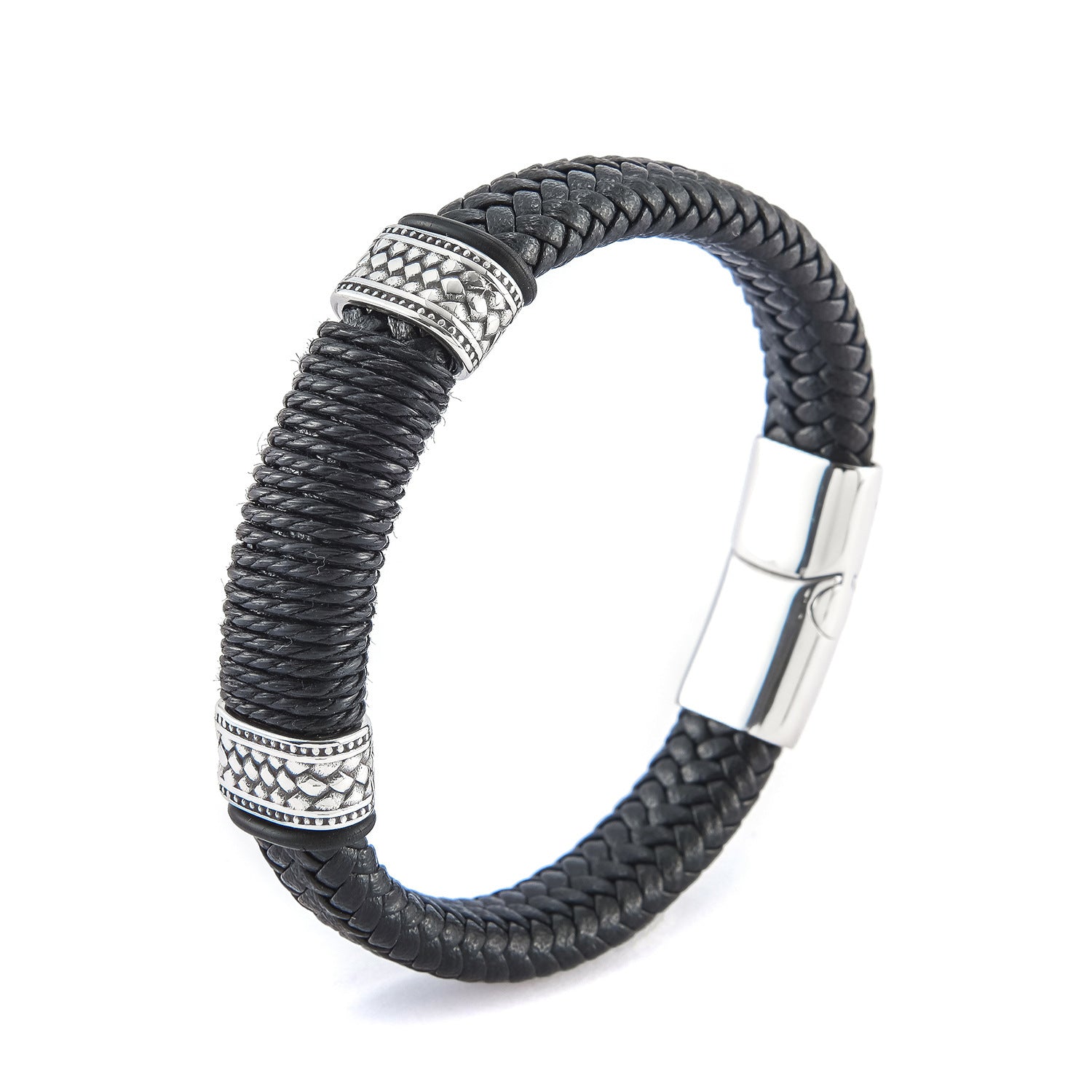 Men modern leather bracelet