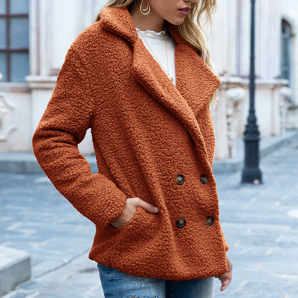 Fluffy Fleece Winter Cardigan For Women