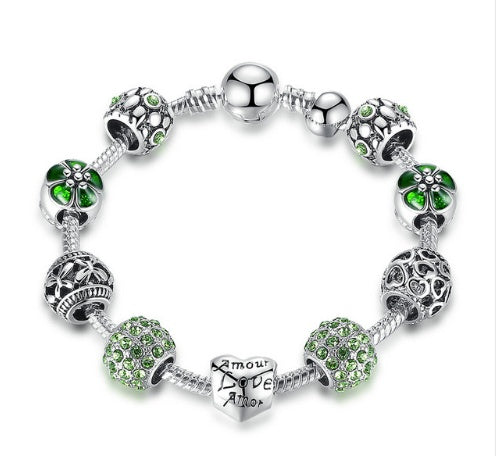 Silver 925 Charm Bracelet