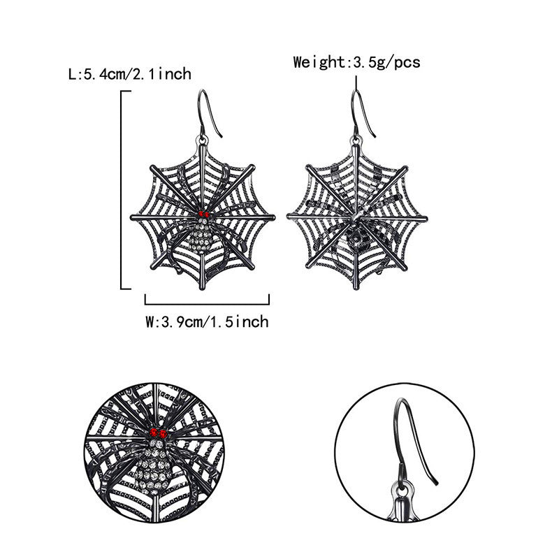 Halloween Spider Earrings