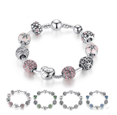 Silver 925 Charm Bracelet