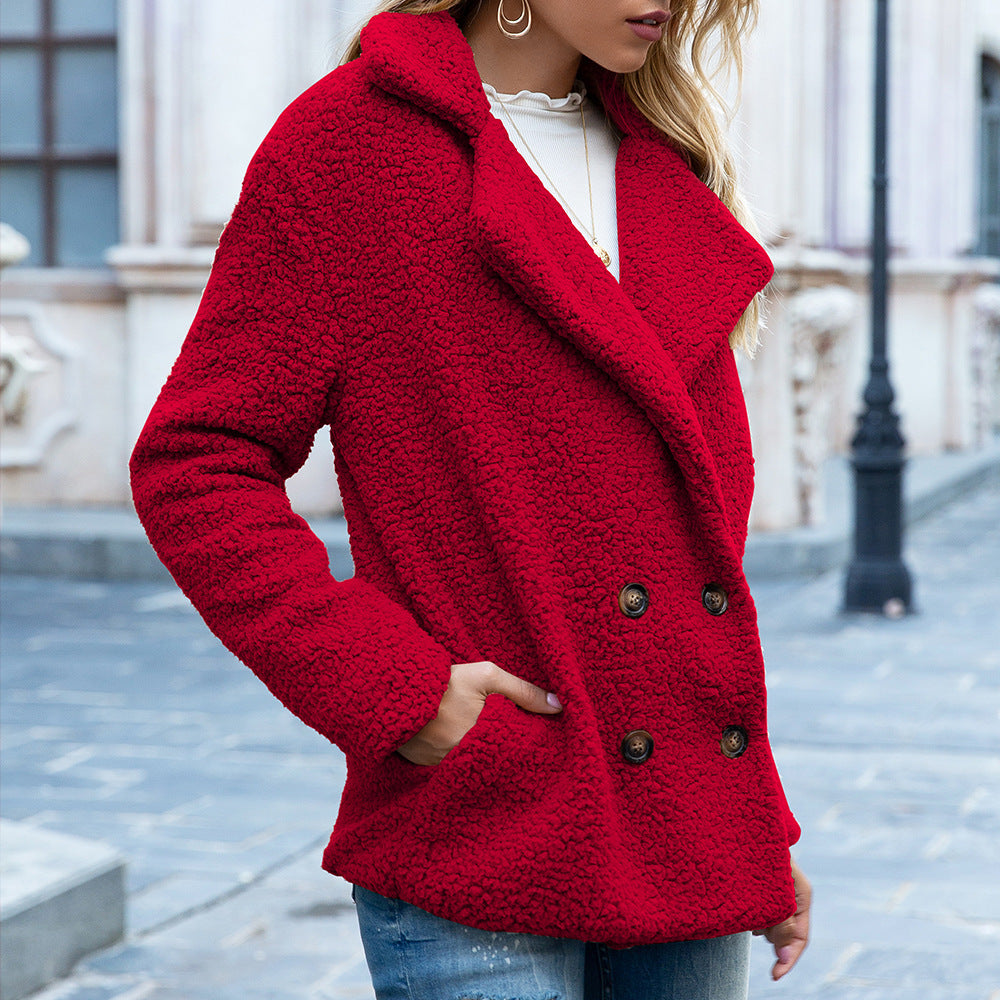 Fluffy Fleece Winter Cardigan For Women